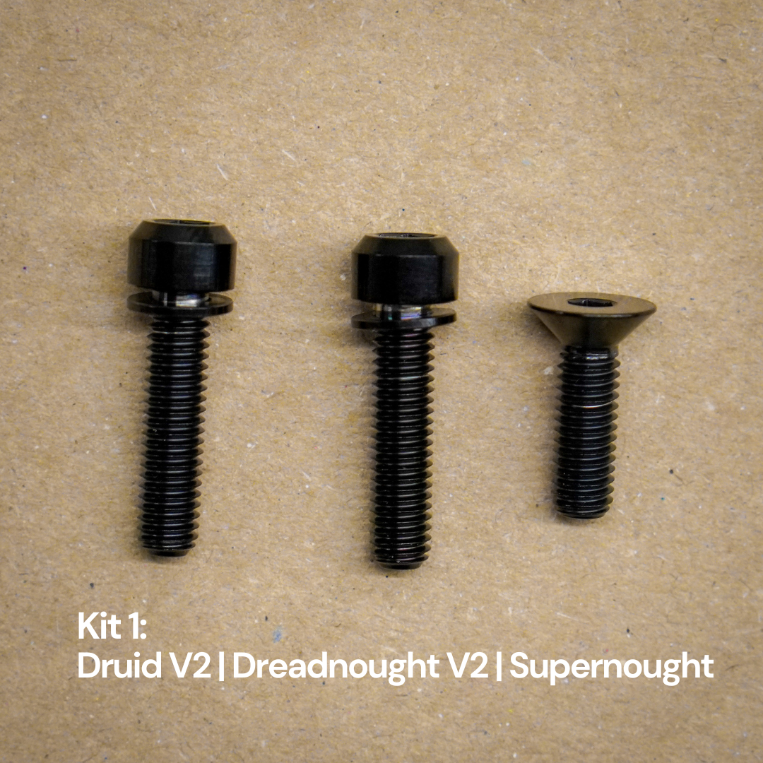 Titanium Axle Hardware for Forbidden Bikes