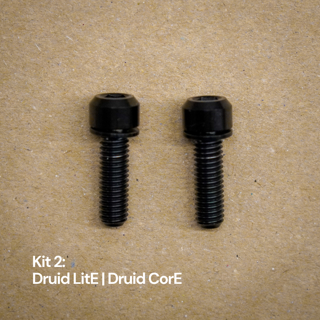 Titanium Axle Hardware for Forbidden Bikes