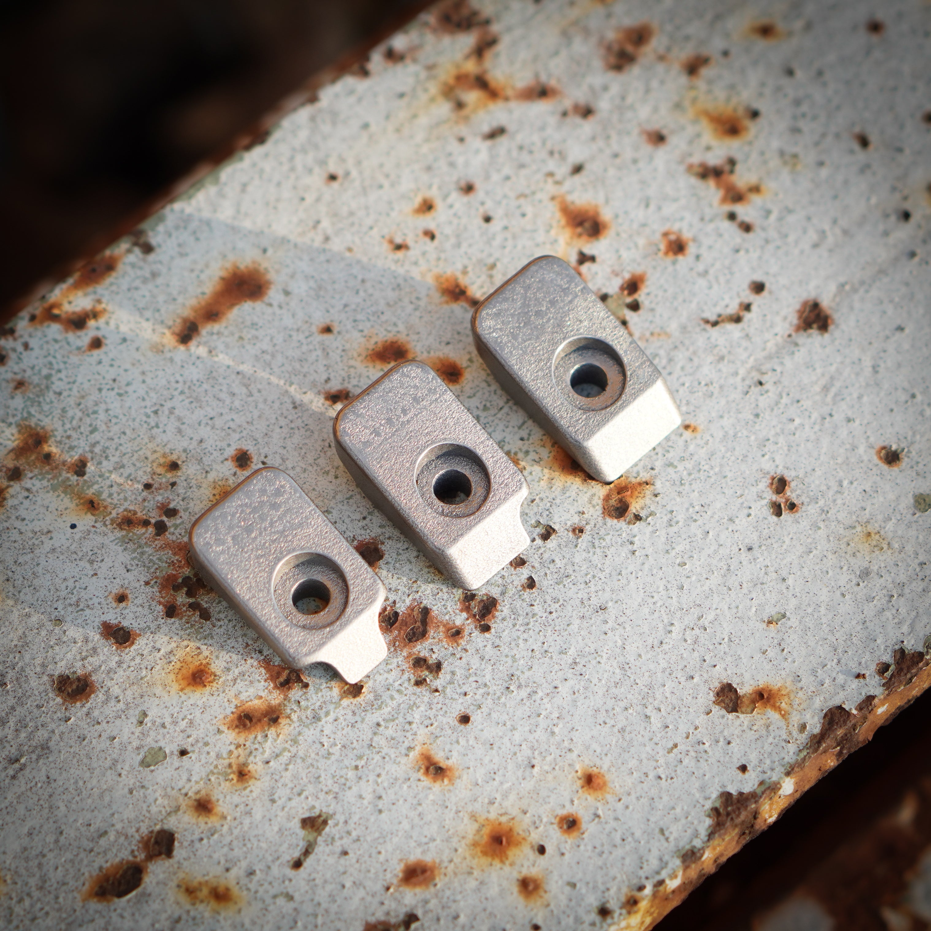 Titanium Cable Ports for Forbidden Bikes