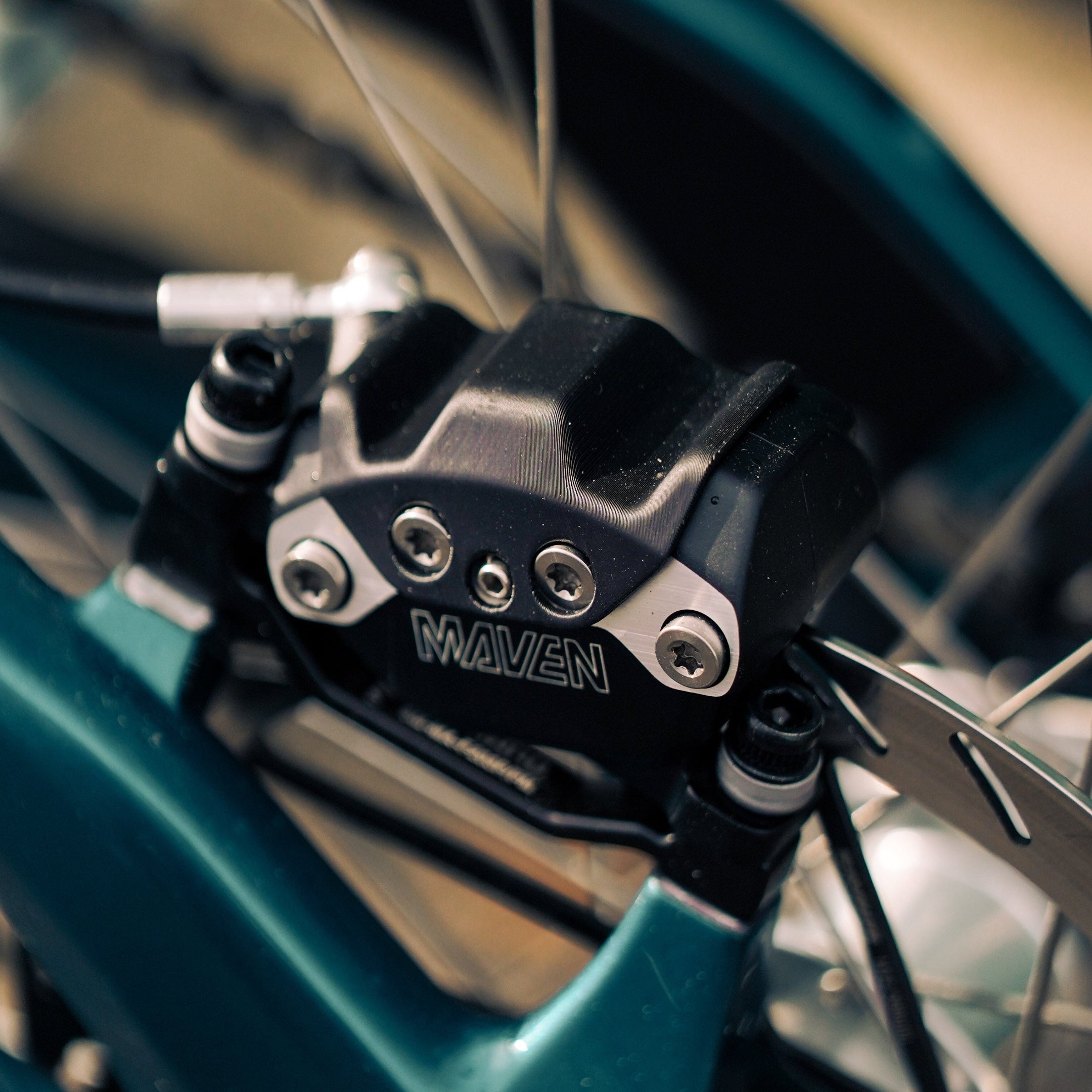 black plastic caliper cover for sram maven haydraulic disc brakes